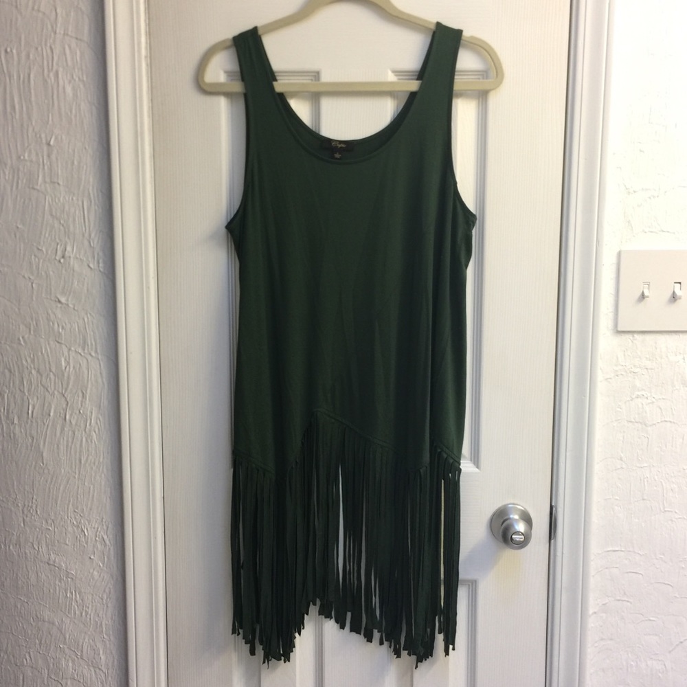 NWOT; Hunter green boutique blouse- size large